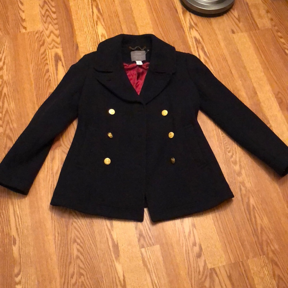 Women’s J. Crew majesty pea coat.